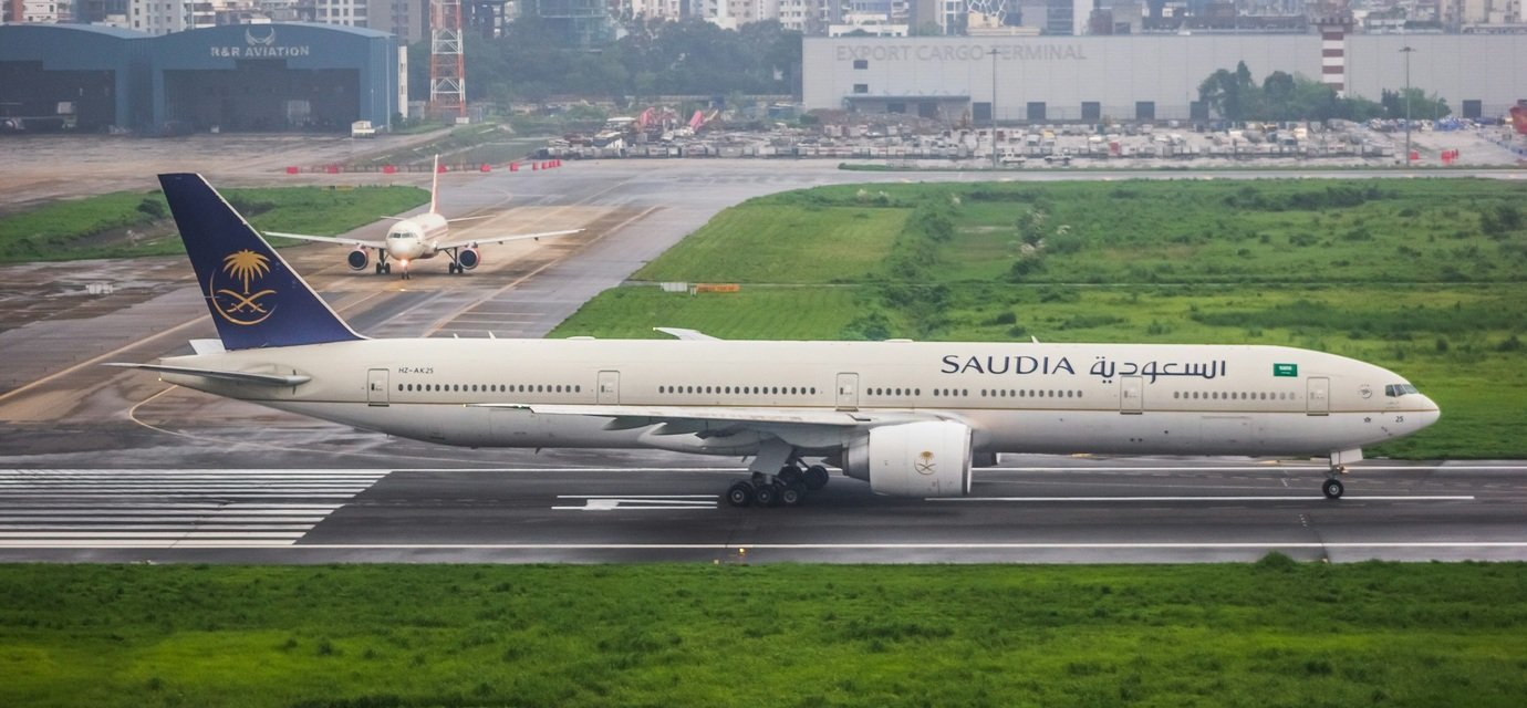 Representative image of a Saudia Airlines aircraft on a runway